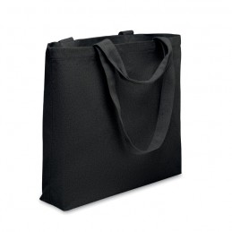 MALDI BEACH, Geantă de plajă canvas 320 gr/m², Negru - MO2485-03