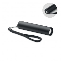 ALUMINATE, Lanternă reîncărcabilă din alumini, Negru - MO2461-03