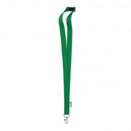 LANY RPET, Lanyard din RPET cu carabină, Verde - MO6100-09