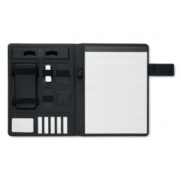 BURGUS, Dosar A4 cu încărcător wireless, Negru - MO2495-03