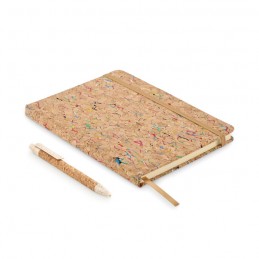 CORNOTA, Notebook A5 din plută colorată, Bej - MO2414-13
