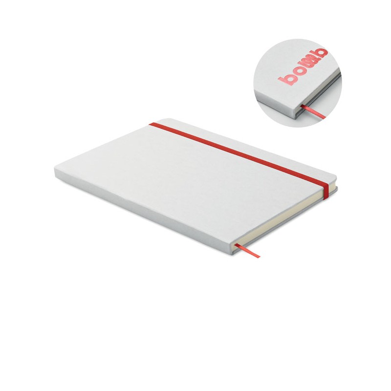 ROUTE WHITE, Notebook A5 revelator de culoare, Roșu - MO2578-05 ROUTE WHITE, Notebook A5 revelator de culoare, Roșu - MO2578-05