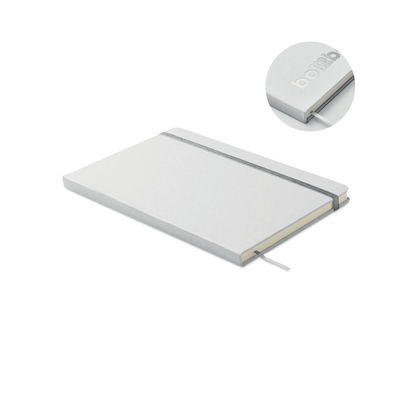 ROUTE WHITE, Notebook A5 revelator de culoare, Argintiu - MO2578-14 ROUTE WHITE, Notebook A5 revelator de culoare, Argintiu - MO2578-14
