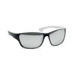 YUMA, Ochelari de soare sport cu oglinzi, Alb - MO2545-06