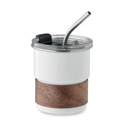 MATE, Pahar cu un singur perete 260 ml, Alb - MO2423-06