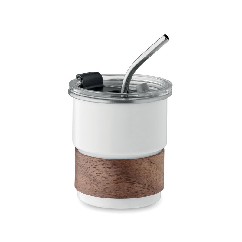 MATE, Pahar cu un singur perete 260 ml, Alb - MO2423-06 MATE, Pahar cu un singur perete 260 ml, Alb - MO2423-06