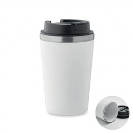 BLERM, Pahar cu interior ceramic 350 ml, Alb - MO2572-06