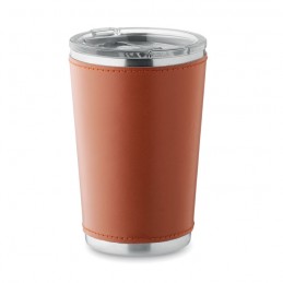 TUMLADO, Pahar cu perete dublu 350 ml, Maro - MO2412-01