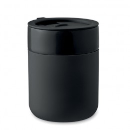 QERAM, Pahar ceramic 330 ml, Negru - MO2528-03