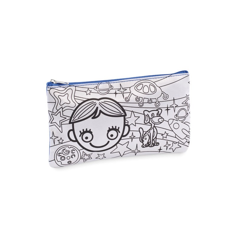 KIDDO, Penar creioane cu markere, Albastru Regal - MO2505-37 KIDDO, Penar creioane cu markere, Albastru Regal - MO2505-37