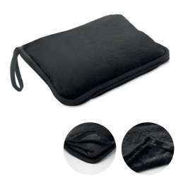 COZY, Set de pături de călătorie 2 în 1, Negru - MO2568-03