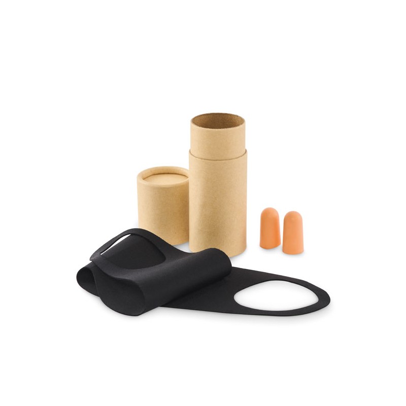 MASKSET, Set de călătorie în cutie tub de h, Bej - MO2472-13 MASKSET, Set de călătorie în cutie tub de h, Bej - MO2472-13