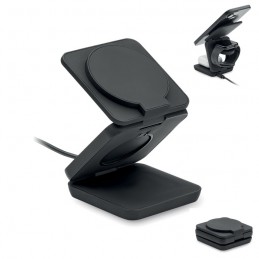 NETICA, Stație de încărcare pliabilă 3in1, Negru - MO2521-03