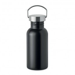 FLORENCE SING, Sticlă cu perete simplu 500 ml, Negru - MO2562-03