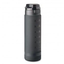 LEVEL, Sticlă de apă sport RPET 1L, Negru - MO2409-03