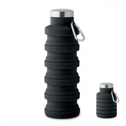 KOLAPSI, Sticlă pliabilă 500ml, Negru - MO2548-03