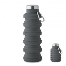 KOLAPSI, Sticlă pliabilă 500ml, Gri Piatră - MO2548-15