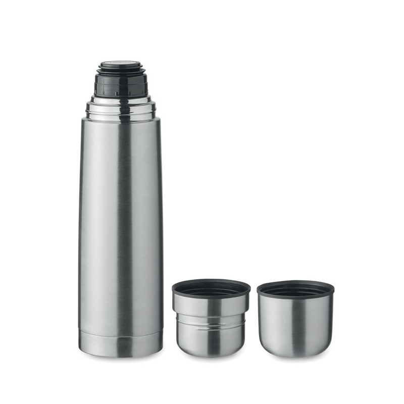 BUSSLOO, Sticlă cu perete dublu 750ml, Argint Mat - MO2438-16 BUSSLOO, Sticlă cu perete dublu 750ml, Argint Mat - MO2438-16