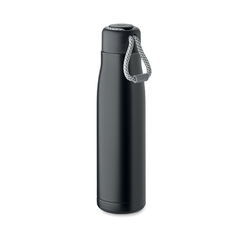 CORDLE, Sticlă cu perete dublu 500 ml, Negru - MO2413-03 CORDLE, Sticlă cu perete dublu 500 ml, Negru - MO2413-03