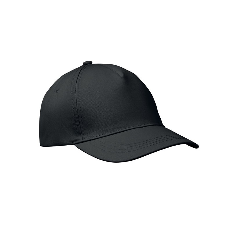 BUZZ, Sapcă baseball 5 panele, Negru - MO1447-03 BUZZ, Sapcă baseball 5 panele, Negru - MO1447-03