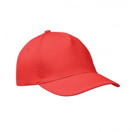 BUZZ, Sapcă baseball 5 panele, Roșu - MO1447-05