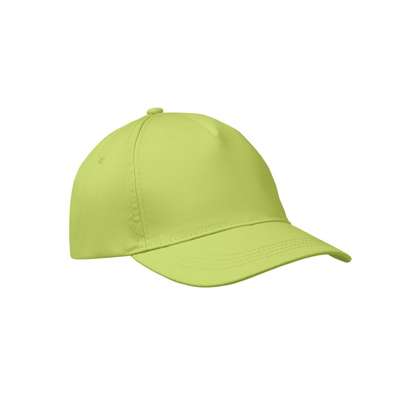 BUZZ, Sapcă baseball 5 panele, Lime - MO1447-48 BUZZ, Sapcă baseball 5 panele, Lime - MO1447-48