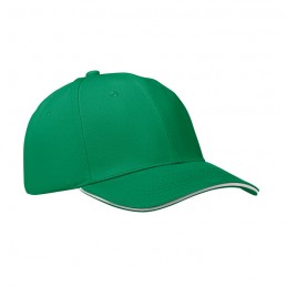 BUFFALO, Sapcă baseball 6 panele, Verde Prairie/Alb - MO1464-47