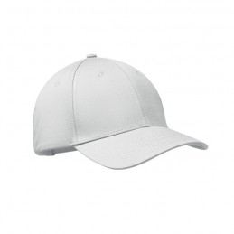 BAHAMAS, Șapcă de baseball din bumbac cu 6, Alb - MO2347-06