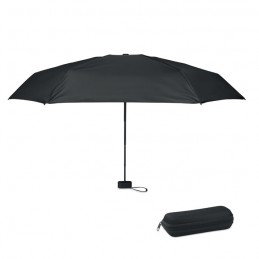 PORTLAND, Umbrelă pliabilă de 19 inch, Negru - MO2477-03