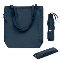 SEATTLE, Set umbrela 21 inch RPET, Albastru - MO2476-04
