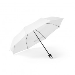 AARON. 21” umbrelă pliabilă în 190T pongee, Alb - 99092-106