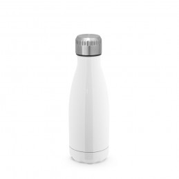 AMORTI S. Sticlă de sublimare din oțel inoxidabil de 380 ml, Alb - 94286-106