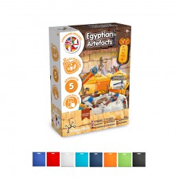 Ancient Egypt Excavation Kit IV. Joc educațional furnizat cu o pungă cadou nețesută (80 g/m²), Alb - 35854-106