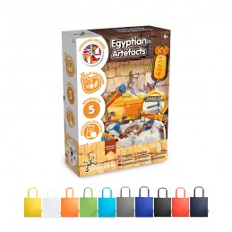 Ancient Egypt Excavation Kit V. Joc educațional furnizat cu o pungă de cadou pliabilă 190T, Albastru Royal - 35855-114