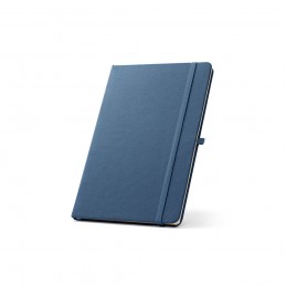 ANNE. Blocnotes A5 din poliester reciclat (100% rPET) cu pagini liniate, Albastru - 93297-104
