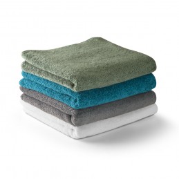 BARDEM S. Prosop de mână (350 g/m²) din bumbac (82%) și bumbac reciclat (18%), Verde inchis - 99049-129