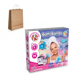 Bath Bombs Kit III. Joc educațional furnizat cu o pungă cadou din hârtie kraft (115 g/m²), Natural - 35839-160