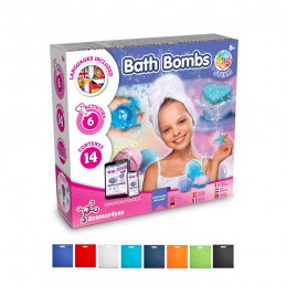 Bath Bombs Kit IV. Joc educațional furnizat cu o pungă cadou nețesută (80 g/m²), Albastru deschis - 35840-124