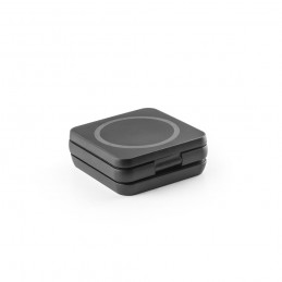 BROGLIE. Încărcător wireless magnetic 3 în 1 super rapid de 15W din ABS reciclat (100% rABS), Negru - 97169-103