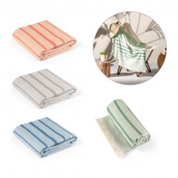 CAPLAN. Prosop multifunctional (260 g/m²) din bumbac usor si rezistent (90%) si bumbac reciclat (10%), Portocaliu - 99045-128