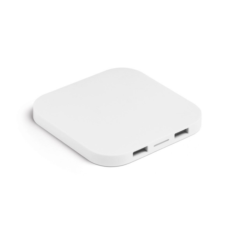 CAROLINE. Încărcător wireless și hub USB 97903.06, Alb CAROLINE. Încărcător wireless și hub USB 97903.06, Alb