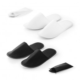 DANES. Papuci de dormitor unisex din poliester, Alb - 95069-106