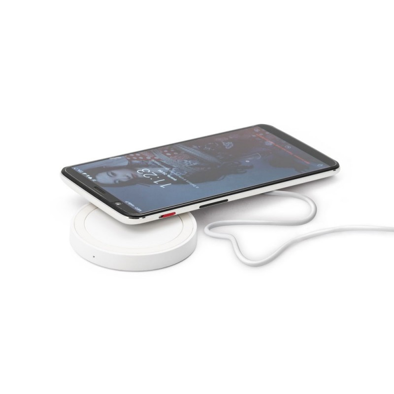 HIPERLINK. Încărcător wireless 97906.06, Alb HIPERLINK. Încărcător wireless 97906.06, Alb