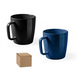 DHONI. Cană din ceramică de 450 ml, Albastru marin - 94274-134