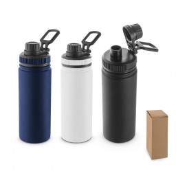 FEDERER. Sticlă din oțel inoxidabil reciclat 90% (570 mL), Albastru marin - 94272-134