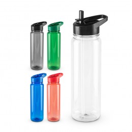 GILMORE. Sticlă sport din rPET cu finisaj translucid lucios 750 mL, Roșu - 94344-105