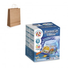 Jurassic Pets Kit II. Joc educațional furnizat cu o pungă cadou din hârtie kraft (115 g/m²), Natural - 35829-160