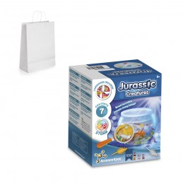 Jurassic Pets Kit III. Joc educațional furnizat cu o pungă cadou din hârtie kraft (90 g/m²), Alb - 35830-106