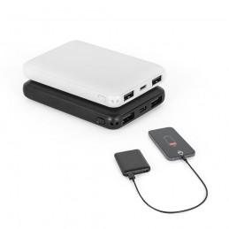 LEAKEY 5. Power bank 5'000 mAh în ABS reciclat (100% rABS), Negru - 97196-103