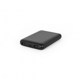 LEAKEY 5. Power bank 5'000 mAh în ABS reciclat (100% rABS), Negru - 97196-103